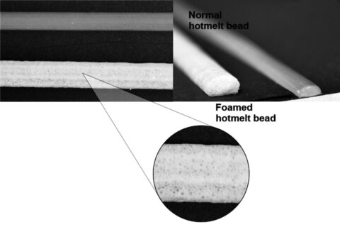 Balti ag smart hotmelt application systems foamed bead